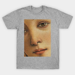 Venus of Botticelli detail - High Definition Print T-Shirt